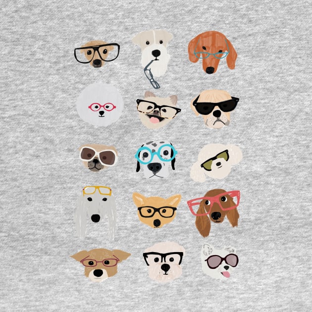 Dogs in Glasses by Hanna Melin